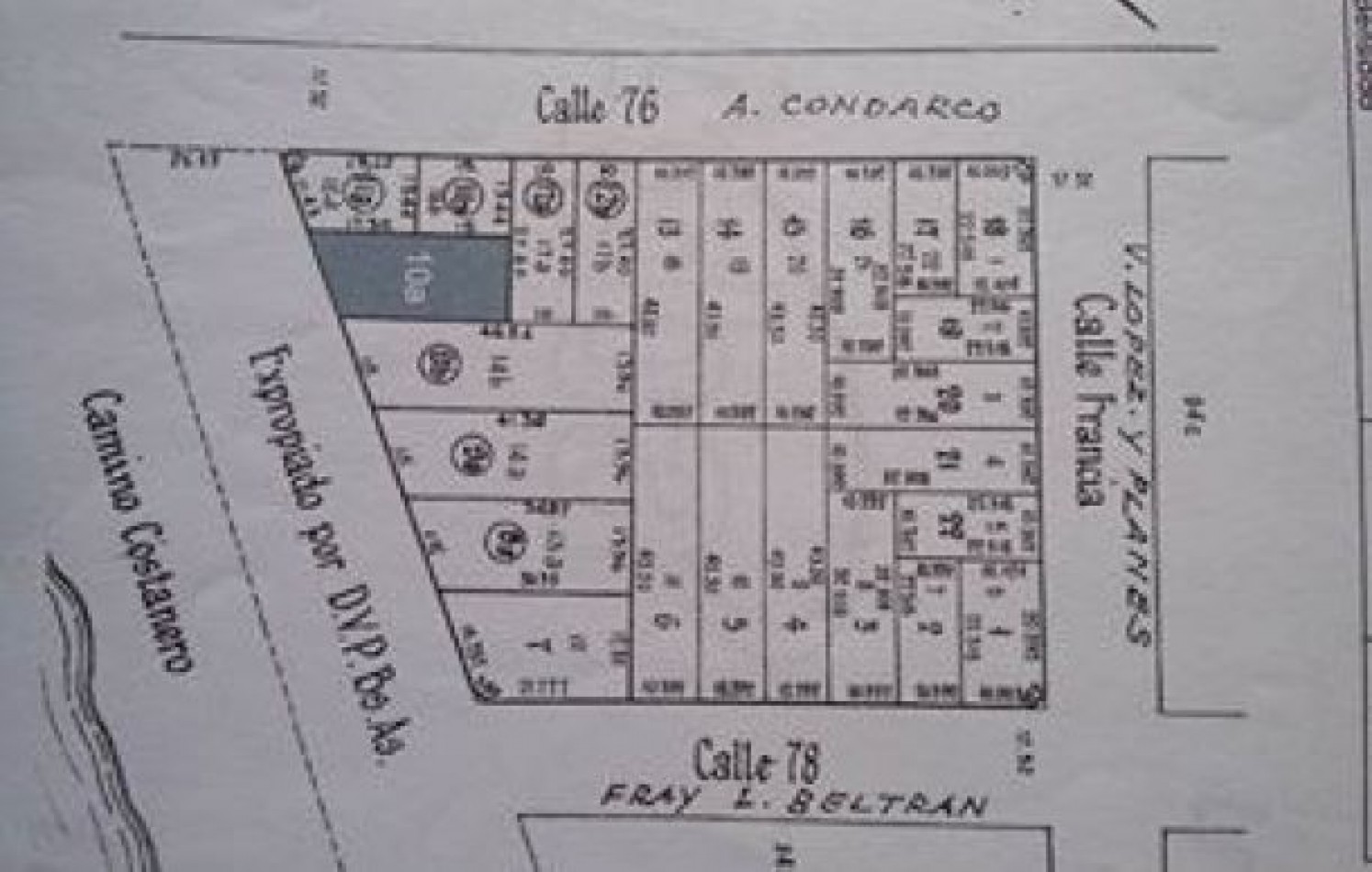 LOTE DE 417M2 FRENTE AL MAR APTO PARA EDIFICIO EN FELIX U CAMET (ZONA R3)