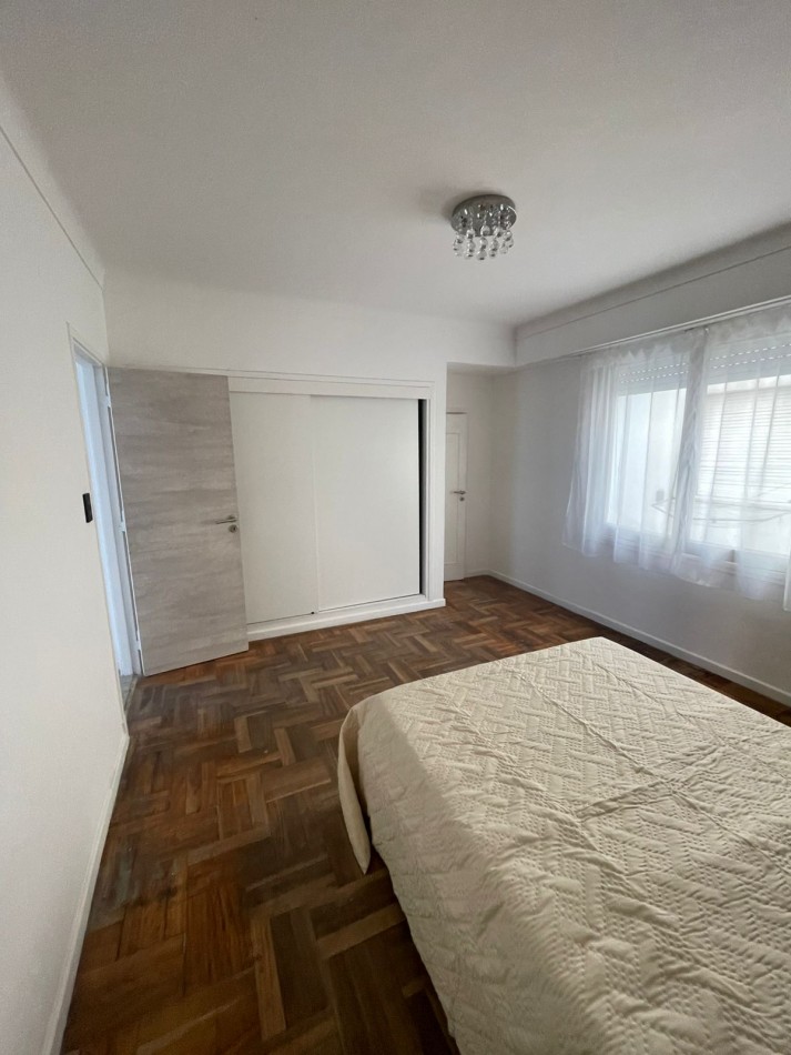 DEPARTAMENTO 2 AMBIENTES AL CONTRAFRENTE CON BALCON FRANCES Y VISTA PARCIAL AL MAR