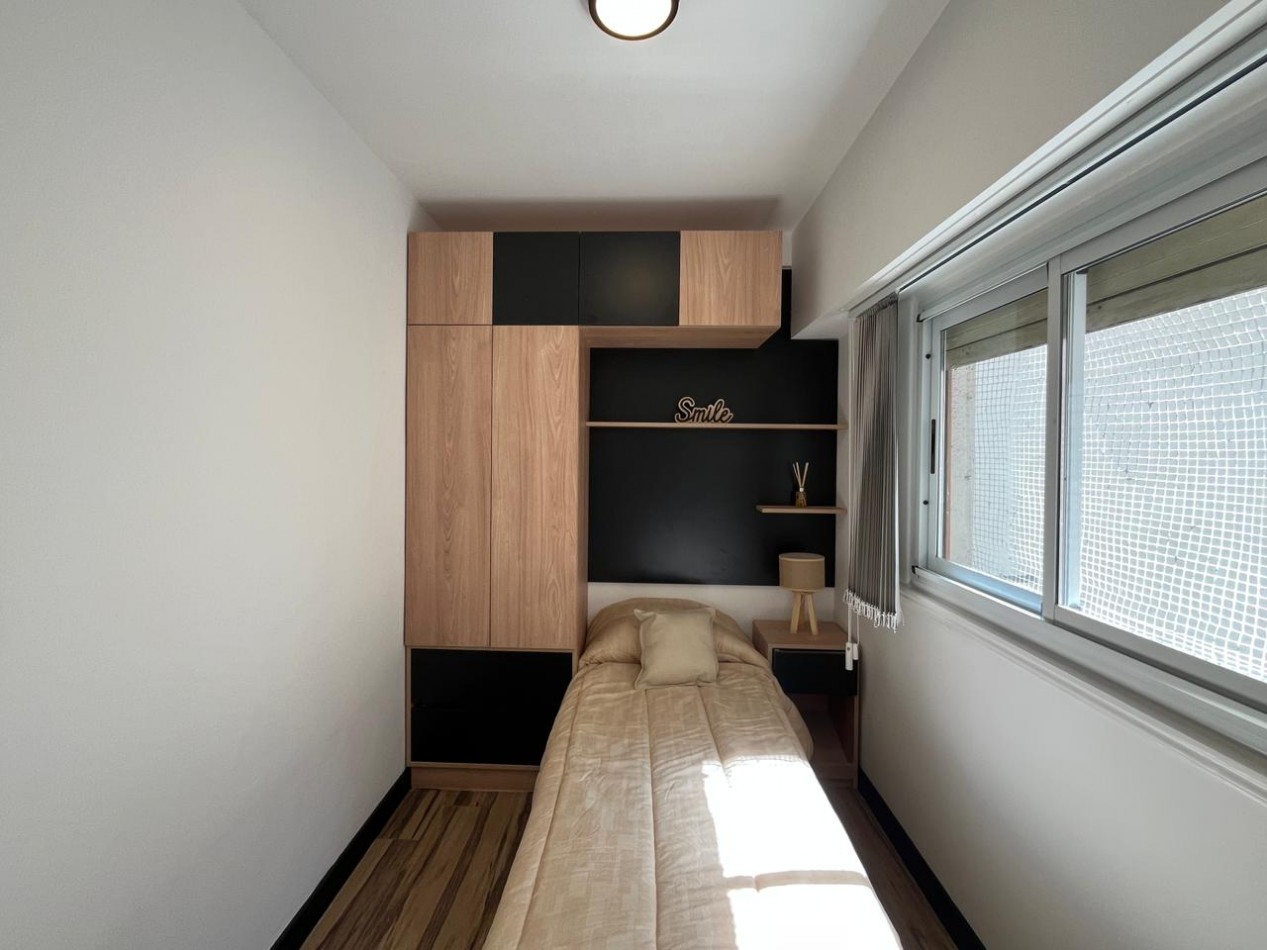 DEPARTAMENTO 3 AMBIENTES EXTERNO CON BALCON CORRIDO Y VISTA A AV. LURO EN EL CENTRO