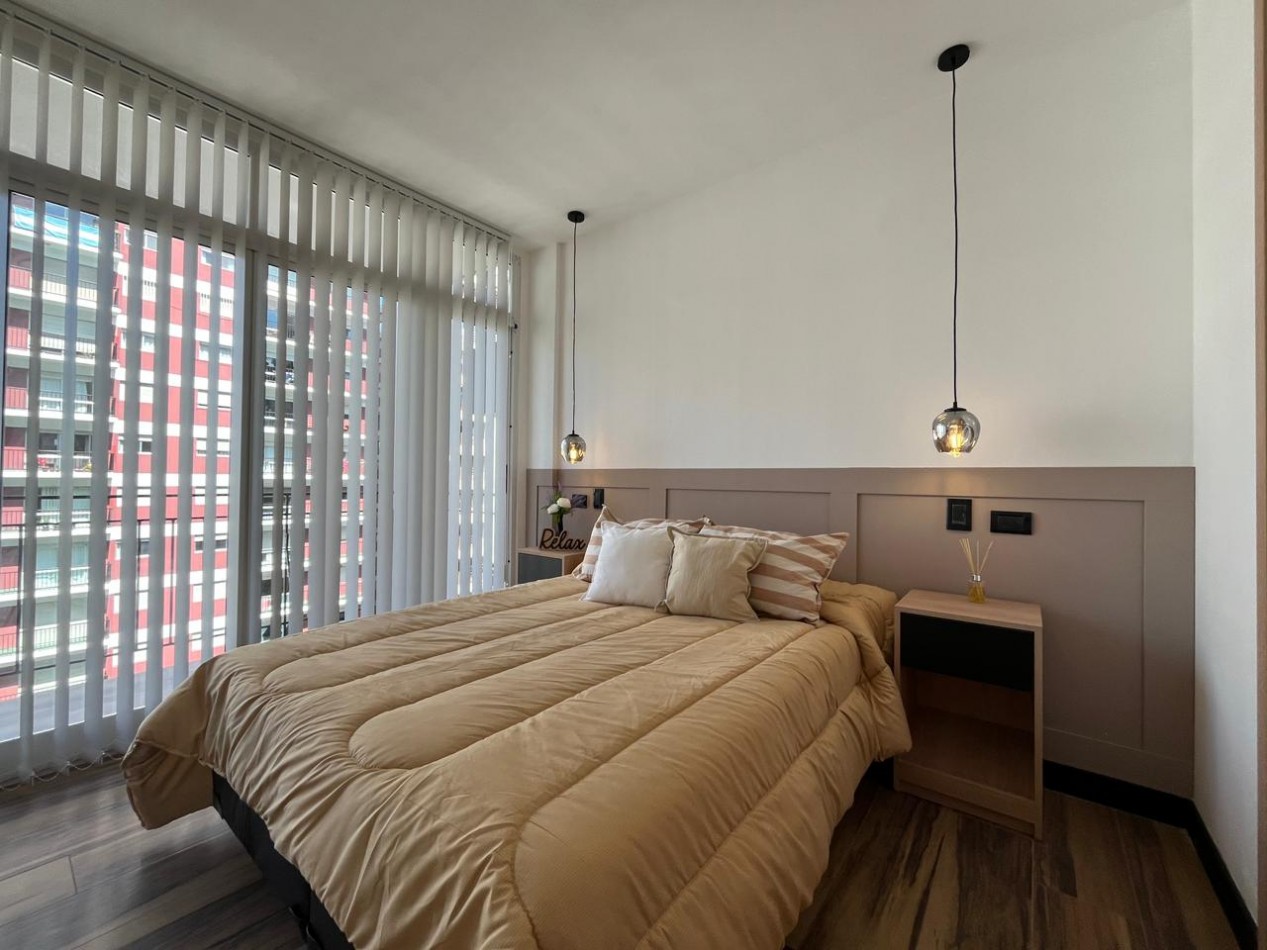 DEPARTAMENTO 3 AMBIENTES EXTERNO CON BALCON CORRIDO Y VISTA A AV. LURO EN EL CENTRO