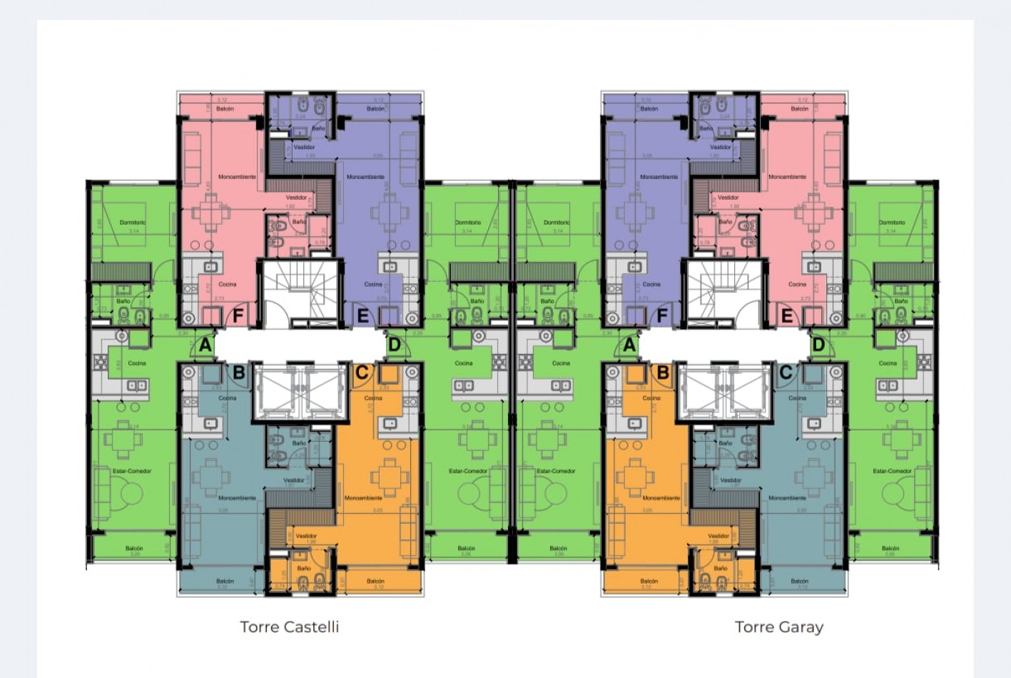TRES MONOAMBIENTES A ESTRENAR CON BALCON, A 200 MTS. DEL SHOPPING "LOS GALLEGOS"