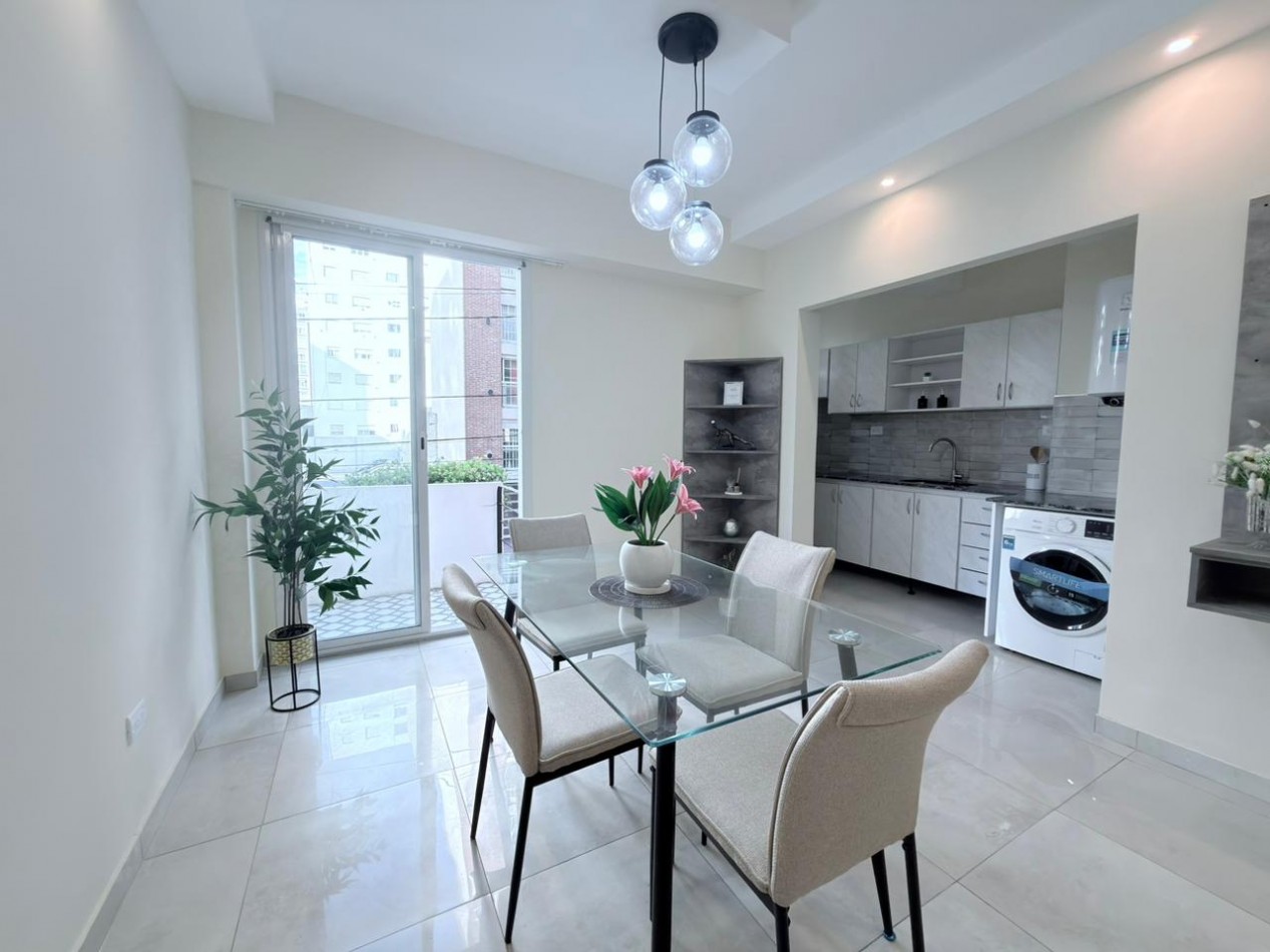 DEPARTAMENTO DE 2 AMBIENTES CON BALCON A LA CALLE TODO ELECTRICO EN ALDREY