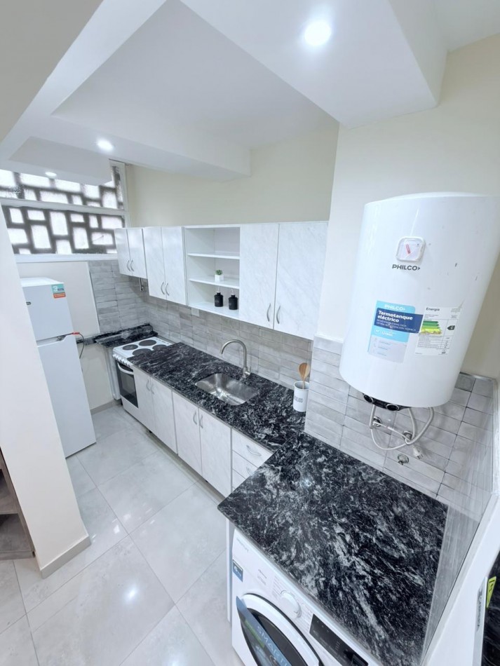 DEPARTAMENTO DE 2 AMBIENTES CON BALCON A LA CALLE TODO ELECTRICO EN ALDREY