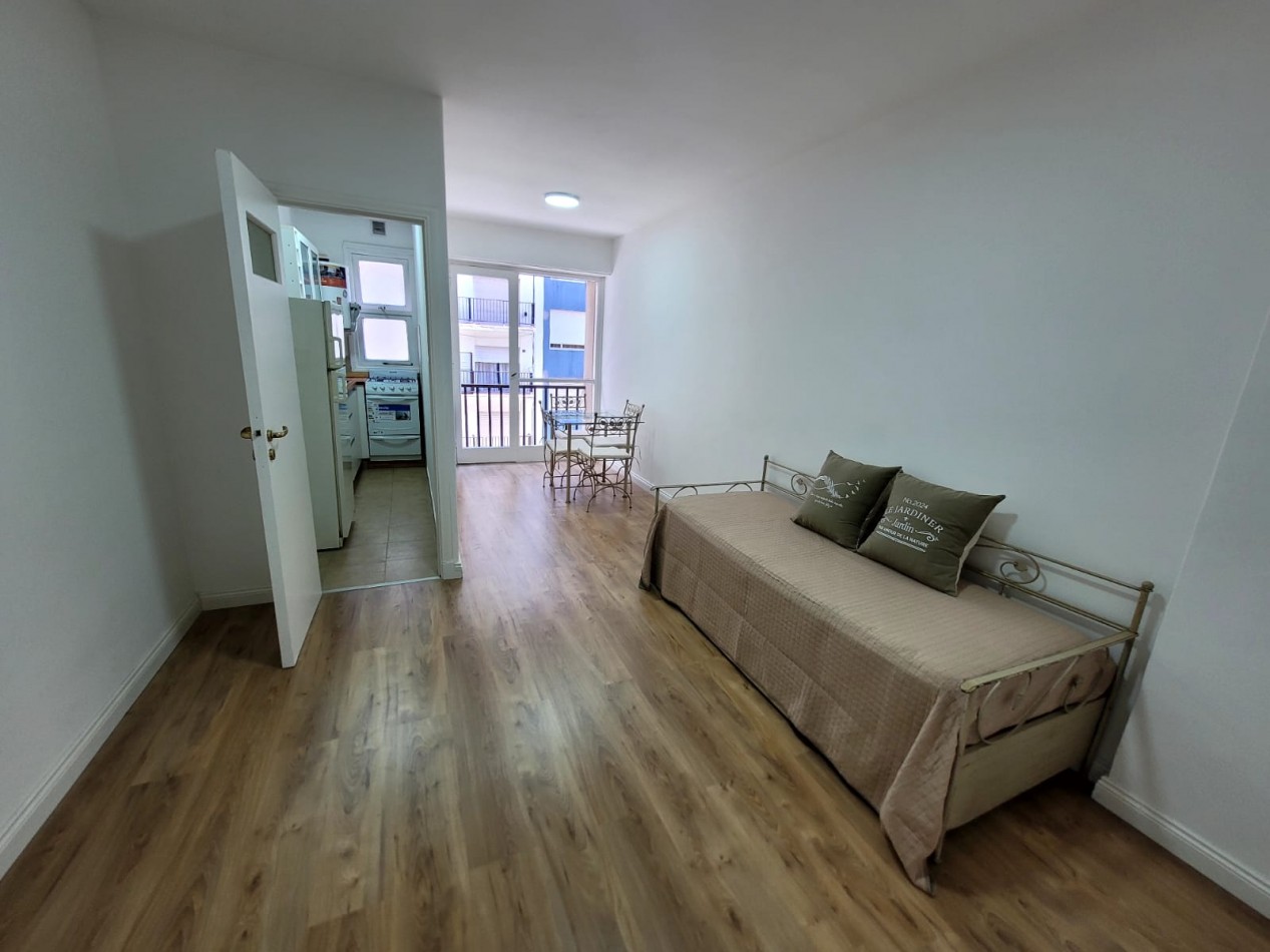 DEPARTAMENTO 1 AMBIENTE AL FRENTE CON BALCON SALIENTE EN PLAZA COLON