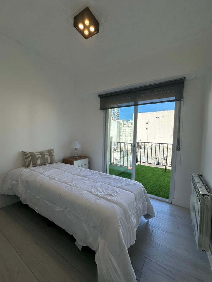 DEPARTAMENTO 4 AMB A LA CALLE CON BALCON, TERRAZA, DEPENDENCIA Y VISTA LATERAL AL MAR