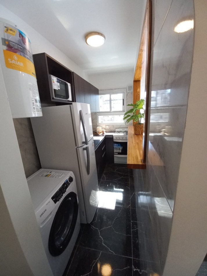 DEPARTAMENTO 1 AMBIENTE  AL CONTRAFRENTE ABIERTO Y BALCON SALIENTE ENALDREY