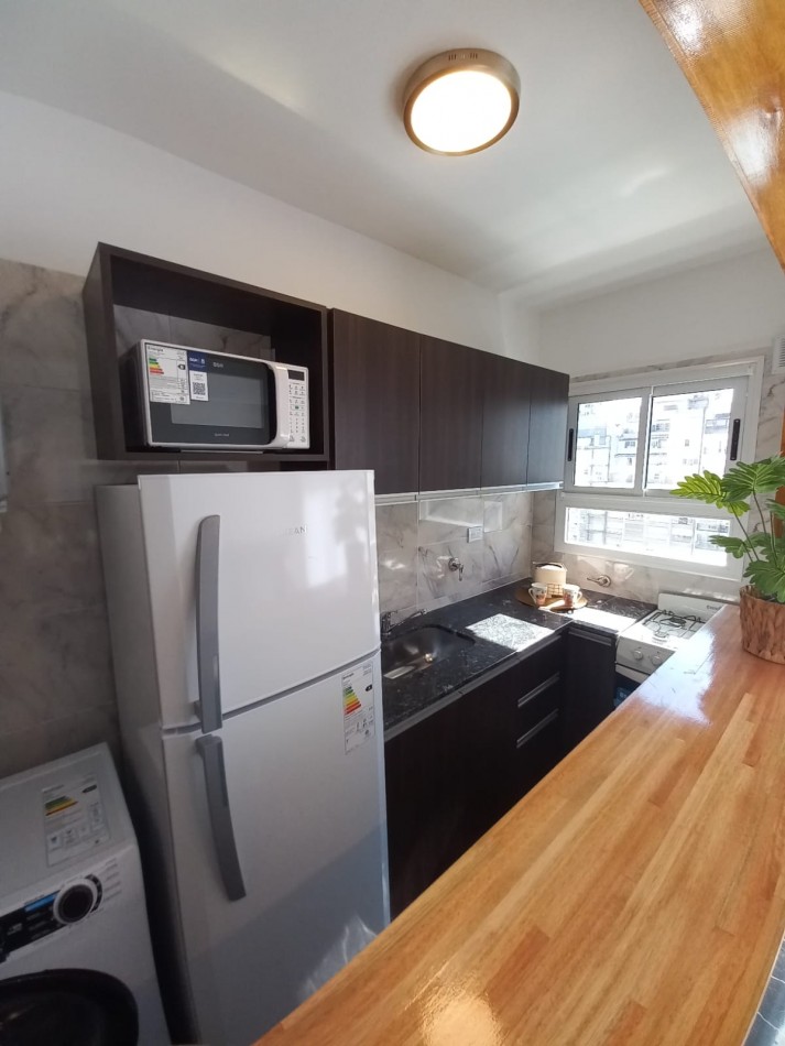 DEPARTAMENTO 1 AMBIENTE  AL CONTRAFRENTE ABIERTO Y BALCON SALIENTE ENALDREY