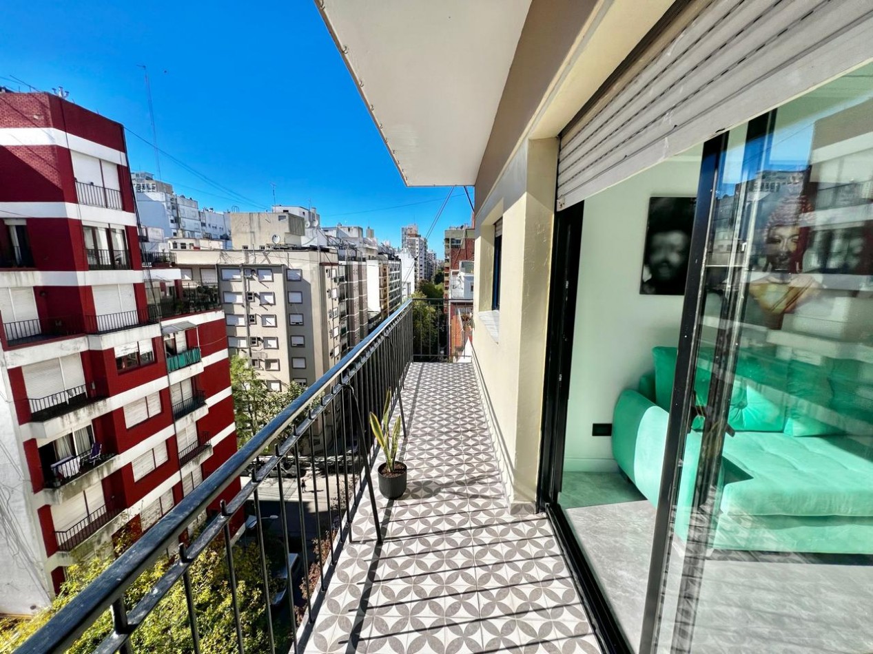 DEPARTAMENTO 3 AMBIENTES EXTERNO CON BALCON CORRIDO VEREDA DE SOL