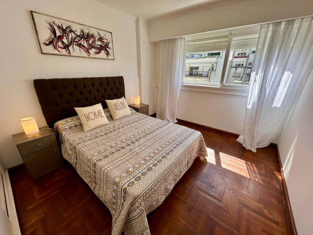 DEPARTAMENTO 2 AMBIENTES CON DEPENDENCIA Y VISTA LATERAL AL MAR EN EDIFICIO PALACIO EDEN