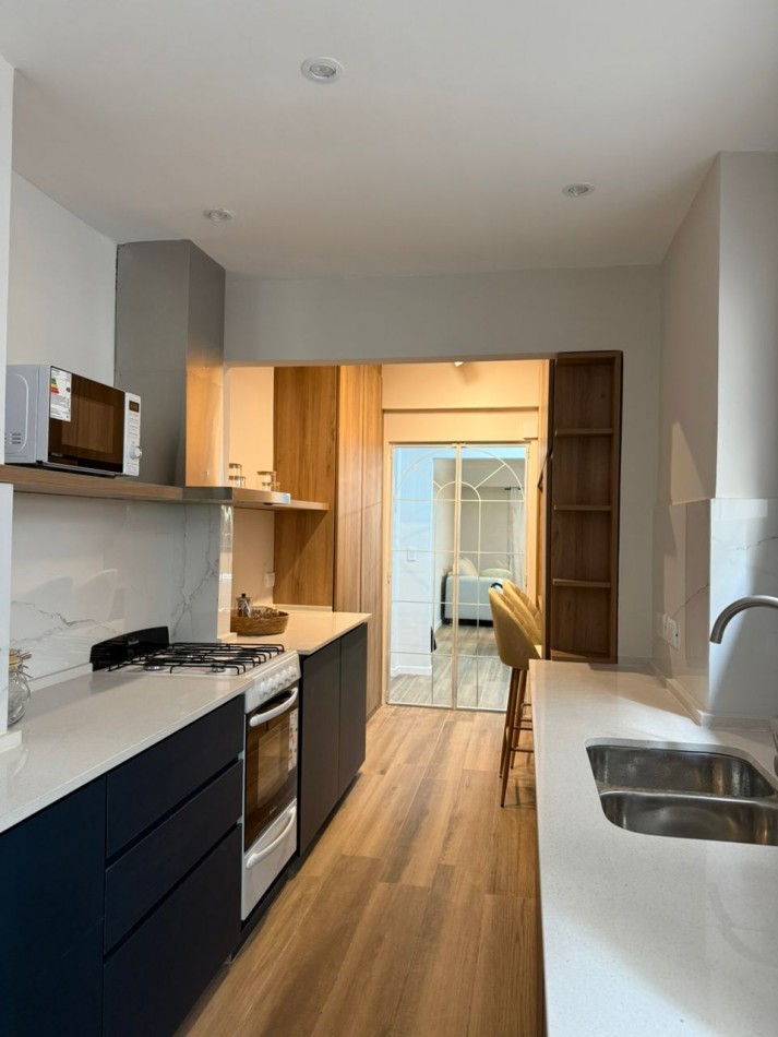 DEPARTAMENTO 3 AMBIENTES SOBRE AVENIDA COLON A 1 CUADRA DEL MAR EN ALDREY