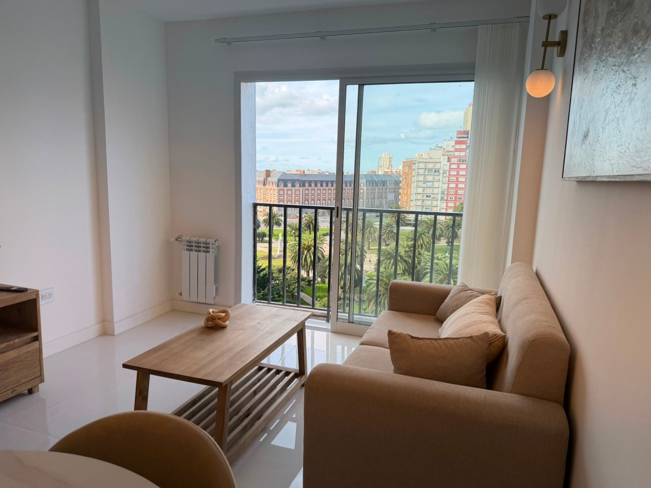 DEPARTAMENTO 2 AMB A LA CALLE CON BALCON FRANCES Y VISTA AL MAR EN EDIFICIO EDEN. VENDE Y PERMUTA