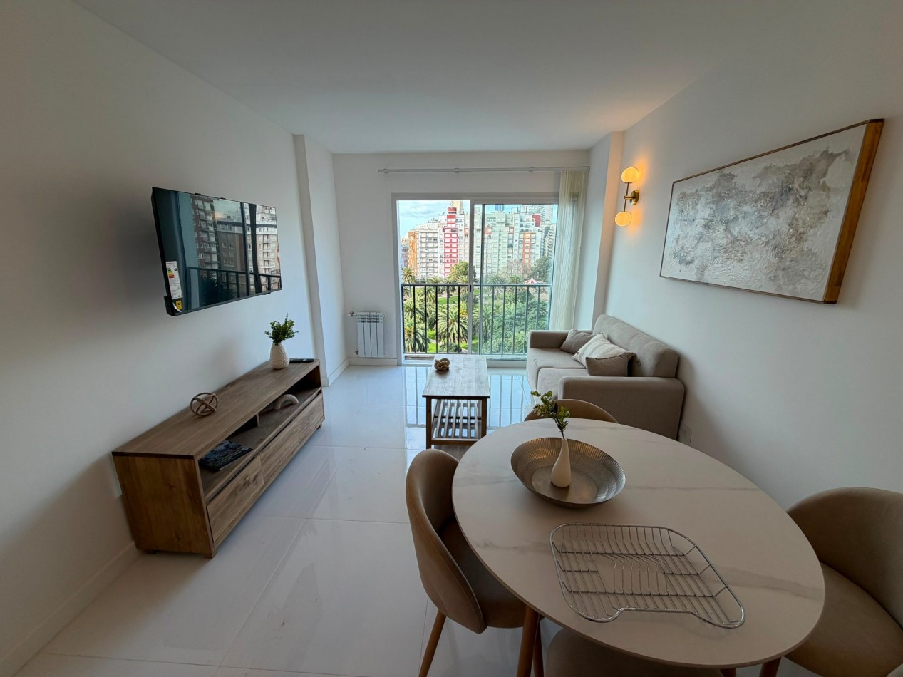 DEPARTAMENTO 2 AMB A LA CALLE CON BALCON FRANCES Y VISTA AL MAR EN EDIFICIO EDEN. VENDE Y PERMUTA