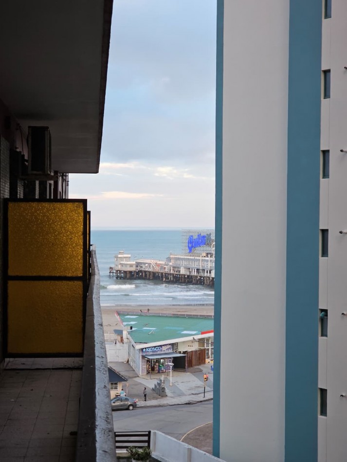 DEPARTAMENTO 2 AMBIENTES CON DOS BALCONES Y VISTA AL MAR EN PUNTA IGLESIA