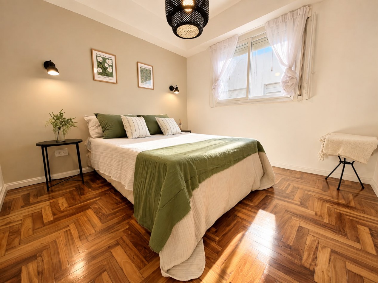 DEPARTAMENTO DE 2 AMBIENTES TOTALMENTE RECICLADO A LA CALLE CON BALCON TERRAZA EN ALDREY