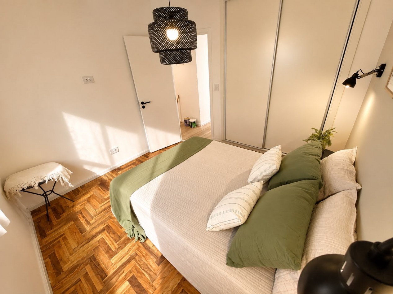 DEPARTAMENTO DE 2 AMBIENTES TOTALMENTE RECICLADO A LA CALLE CON BALCON TERRAZA EN ALDREY