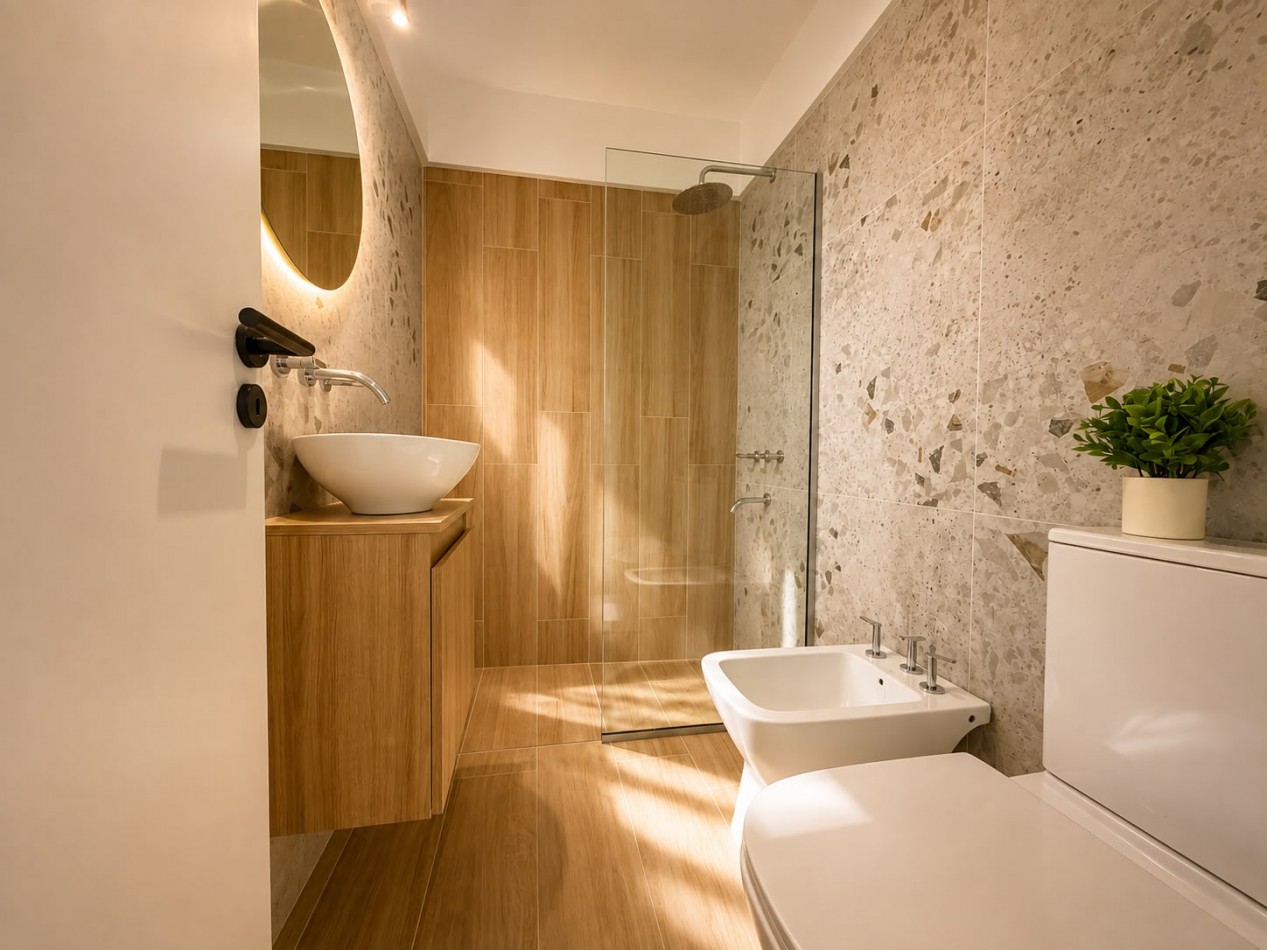 DEPARTAMENTO 1 AMBIENTE TOTALMENTE RECICLADO A LA CALLE CON BALCON SALIENTE EN ALDREY