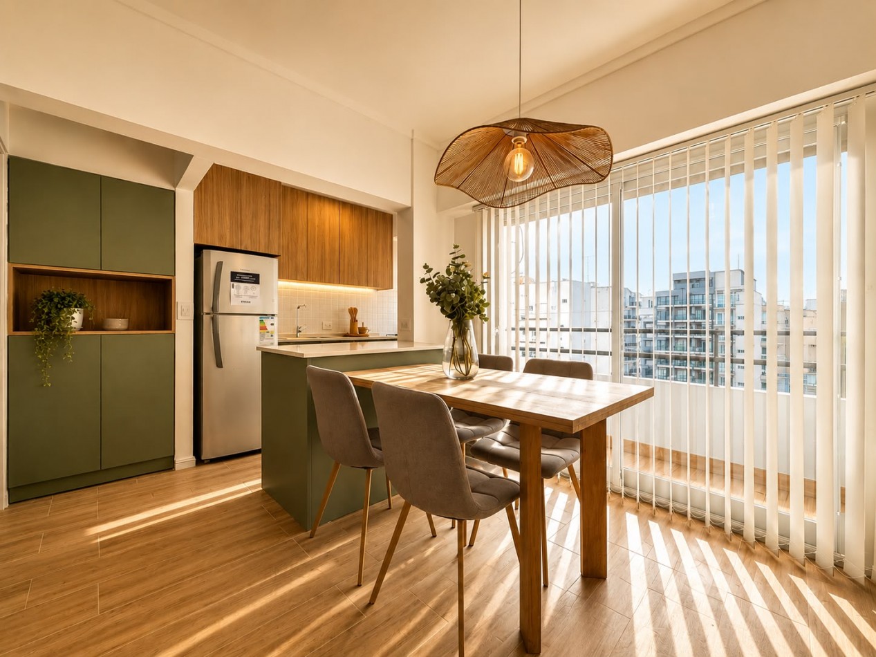 DEPARTAMENTO 1 AMBIENTE TOTALMENTE RECICLADO A LA CALLE CON BALCON SALIENTE EN ALDREY