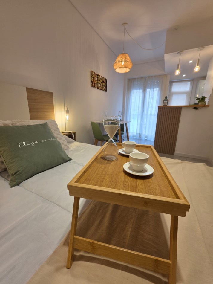 DEPARTAMENTO 1 AMBIENTE EXTERNO CON BALCON SALIENTE EN PLAZA COLON
