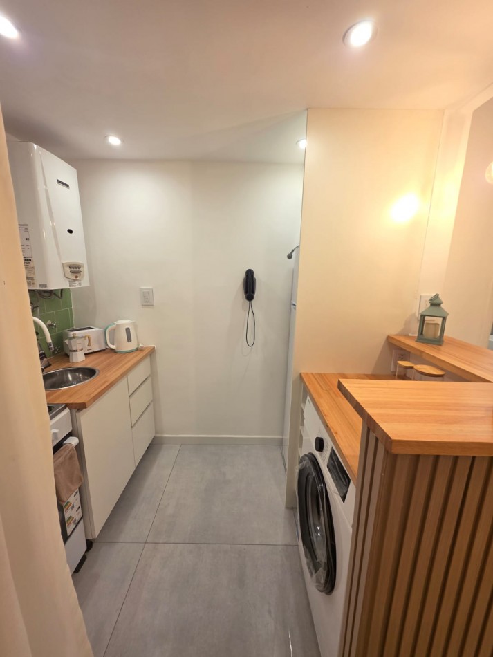 DEPARTAMENTO 1 AMBIENTE EXTERNO CON BALCON SALIENTE EN PLAZA COLON