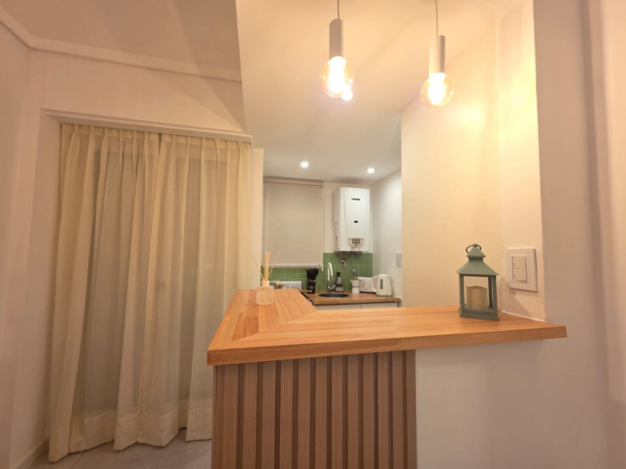 DEPARTAMENTO 1 AMBIENTE EXTERNO CON BALCON SALIENTE EN PLAZA COLON
