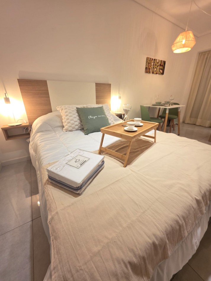 DEPARTAMENTO 1 AMBIENTE EXTERNO CON BALCON SALIENTE EN PLAZA COLON