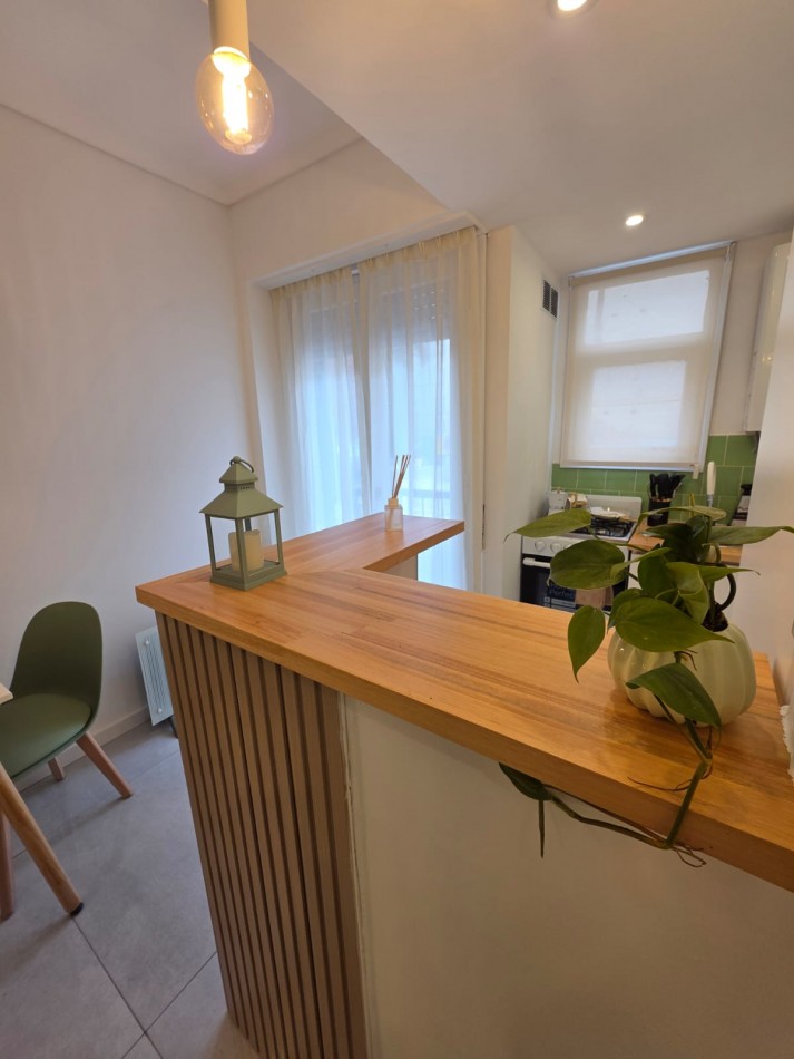 DEPARTAMENTO 1 AMBIENTE EXTERNO CON BALCON SALIENTE EN PLAZA COLON