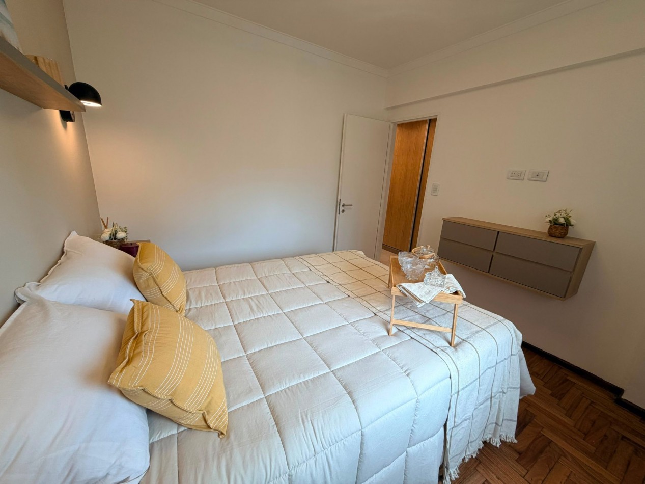 DEPARTAMENTO 3 AMBIENTES A LA CALLE CON BALCON FRANCES, A 150 MTS DE LA PLAYA