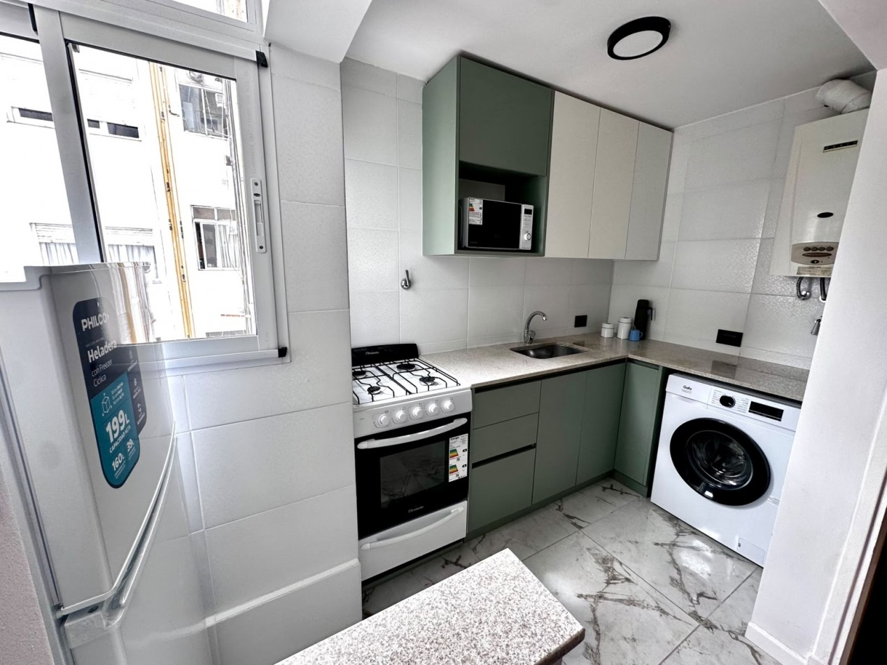 DEPARTAMENTO 2 AMB CONTRAFRENTE CON BALCON Y ESPACIO DE COCHERA EN ALDREY