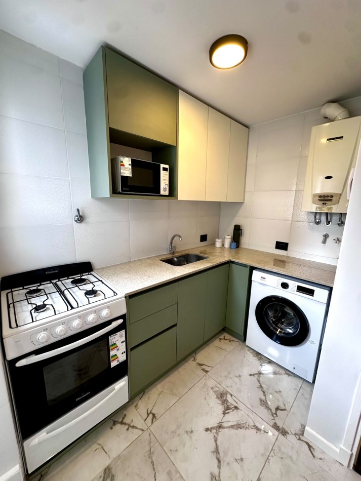 DEPARTAMENTO 2 AMB CONTRAFRENTE CON BALCON Y ESPACIO DE COCHERA EN ALDREY