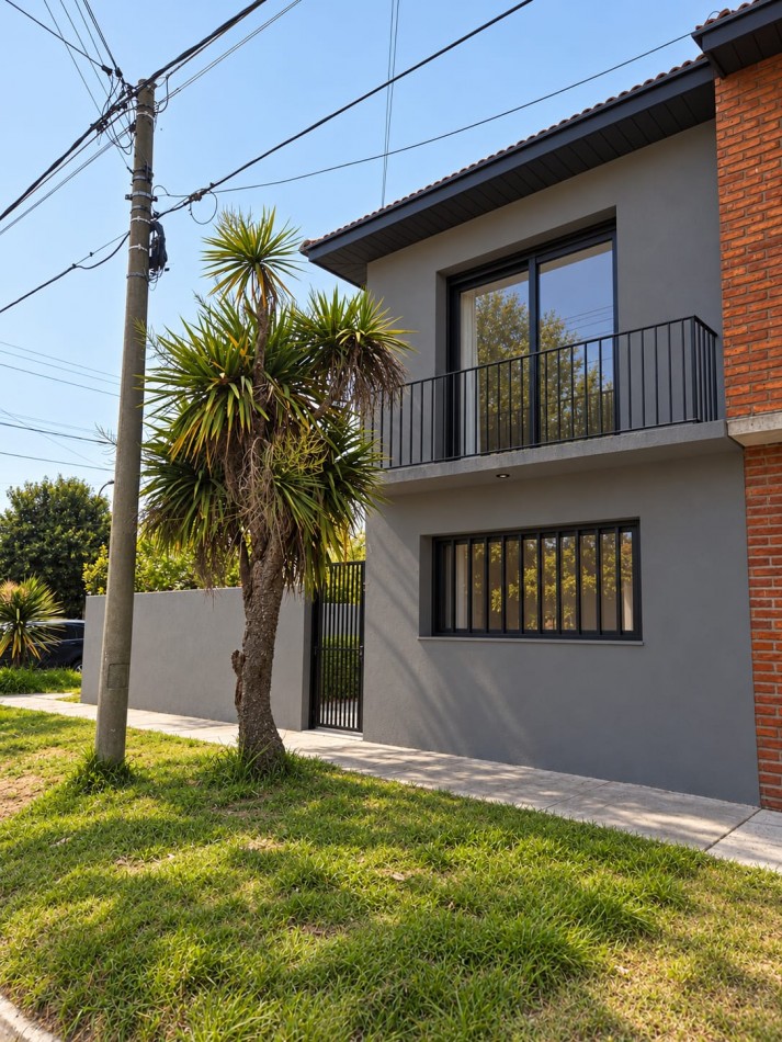 PH DE 2 AMB EN PLANTA ALTA A LA CALLE CON BALCON Y ESPACIO DE COCHERA DESCUBIERTA/PATIO EN OBRA