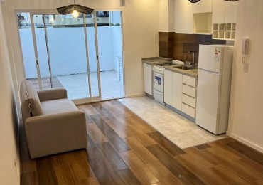 DEPARTAMENTO DE 1 AMBIENTE CON PATIO, A 100 METROS DE LA PLAYA EN ALDREY