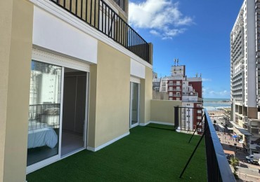 DEPARTAMENTO 4 AMB A LA CALLE CON BALCON, TERRAZA, DEPENDENCIA Y VISTA LATERAL AL MAR