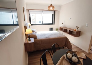 DEPARTAMENTO 1 AMBIENTE AL CONTRAFRENTE ABIERTO EN PLAZA MITRE