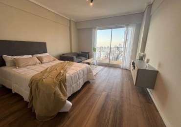 DEPARTAMENTO 1 AMB CON BALCON SALIENTE, VISTA PANORAMICA A LA CIUDAD Y AL MAR