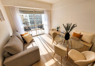 DEPARTAMENTO DE 2 AMBIENTES TOTALMENTE RECICLADO A LA CALLE CON BALCON TERRAZA EN ALDREY
