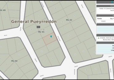 LOTE EN SIERRA DE LOS PADRES DE 631M2